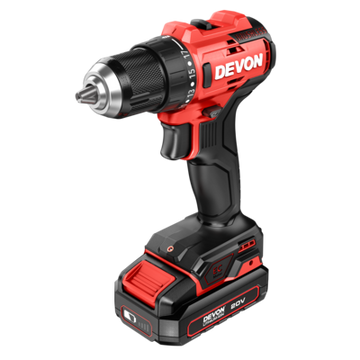 大有DEVON 輕量起子電鑽(鋰20V/無刷)(2.0Ahx2) 5210-LI-20TS